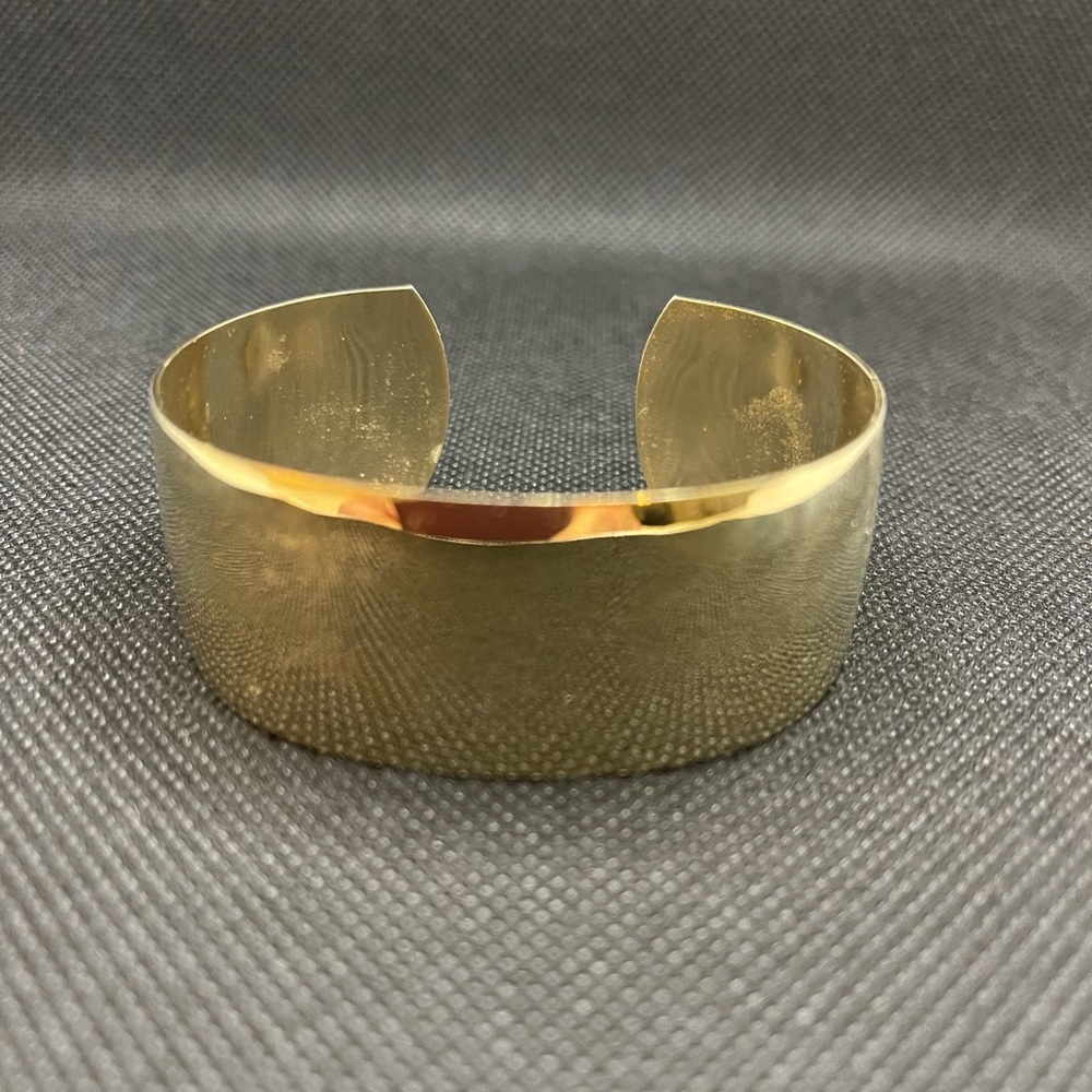Gold Tone Cuff Bracelet - Picture 3 of 4